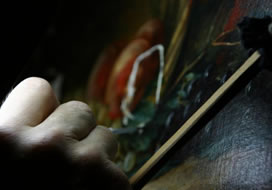 Alain Montoir - Restauration de tableau