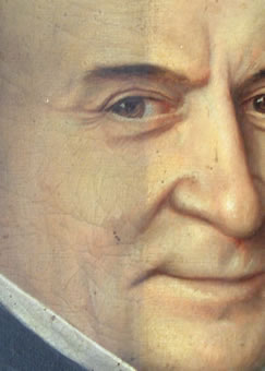 Example of the cleaning of the painting