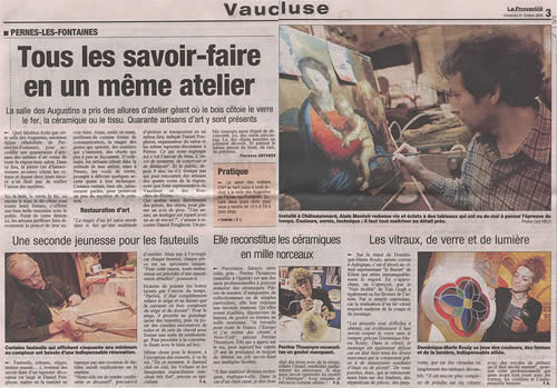 La Provence - Tout le savoir faire dans un même atelier