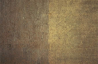 Cleaning of the canvas