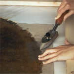 Cleaning and preservation of the canvas