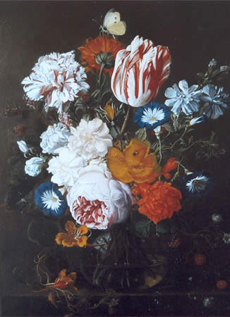Copies and reproductions of paintings : Bouquet of Flowers after Van Veerendael