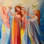 Tryptique - Huile sur toile