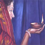 Femme de Kabylie - Huile sur toile