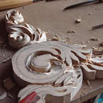 Sculpture sur bois