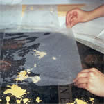 Preservation of a painting - Protective facing
