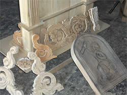 Drawing and studies to create church furnishing