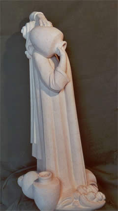 Sculpture en pierre - Alain Montoir